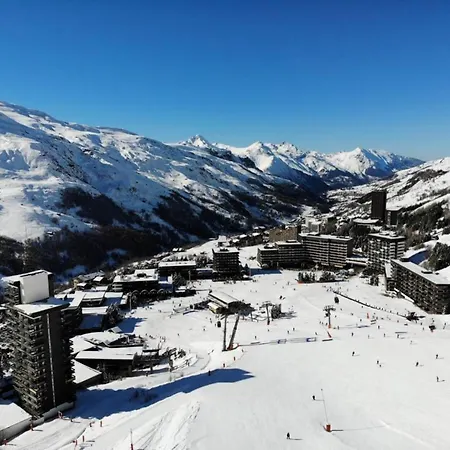 아파트 Oisans - Chaleureux Aux Pieds Aux Menuires Mae-4874 *